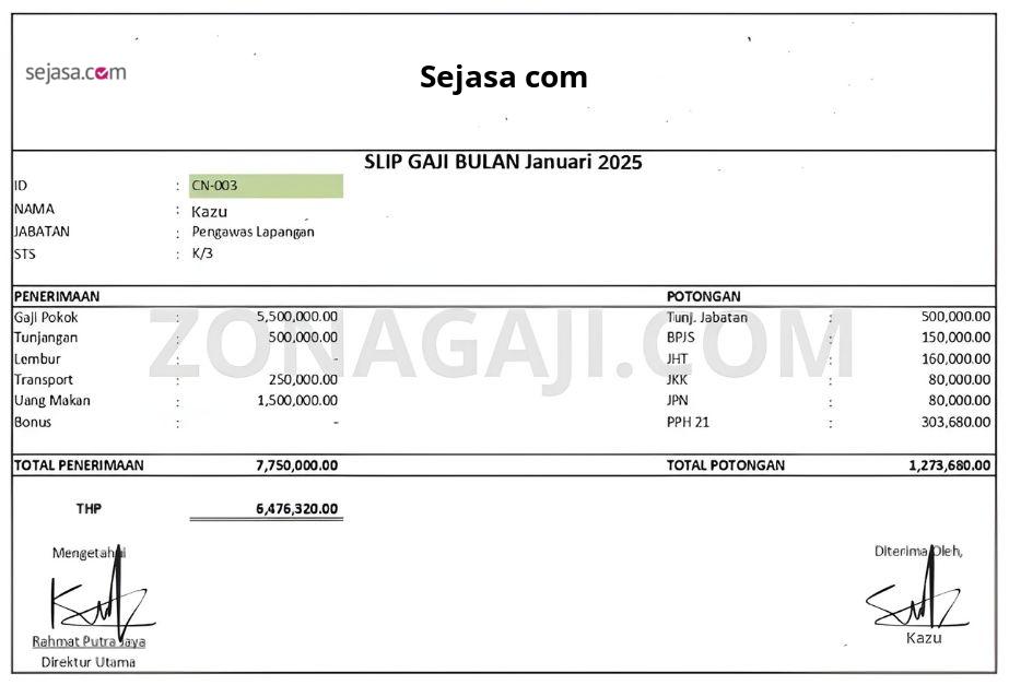 Gaji Sejasa com