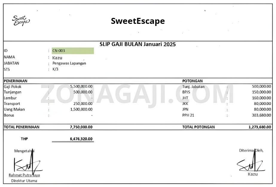 Gaji SweetEscape